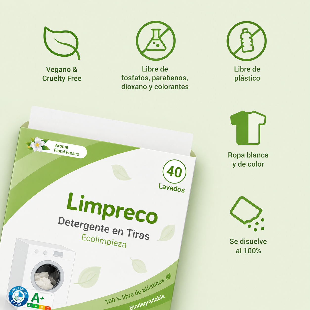 Eco-Tiras para la lavadora 1